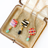 Mid-Century  Style Pendant Necklace