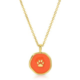 Paw Print Pendant Necklace