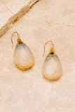 Sarotte Teardrop Earrings | Semi-Precious | 18k Gold Plating