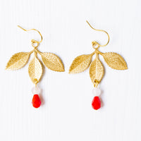 Three leaf Dangle earrings