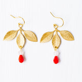 Three leaf Dangle earrings