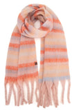 C.C Horizontal Multi Color Stripe Woven Scarf