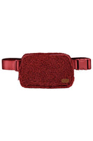 C.C Sherpa Fanny Pack: Light Gray