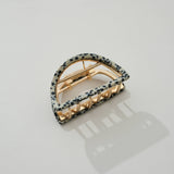 Rosalie Core Classic Half Moon Metal Claw Clip - Small