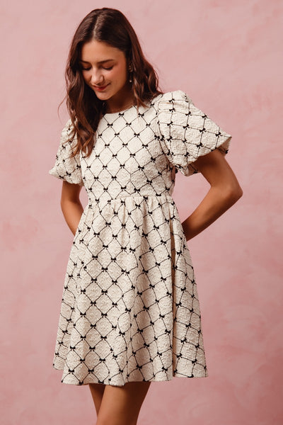 Jacquard Ribbon Dress