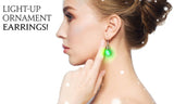 Light Up Ornament Earrings - 4 Pack of Light Up Women's Earrings from Beardaments