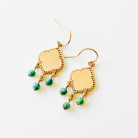 Little Turquoise Chandelier Earrings