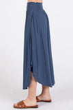 Smocked Waist Flowy Skirt - VNS16762