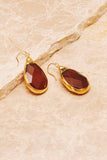 Sarotte Teardrop Earrings | Semi-Precious | 18k Gold Plating