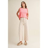 Falling Petals Polka Trouser Relaxed Fit Pants
