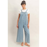 Denim Adjustable Strap Jumpsuit