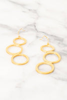 Ohana Gold Dangle Earrings | 18k Gold Plating