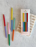 Slim Pen, Set of Four | Duo-Tone Classic Rainbow