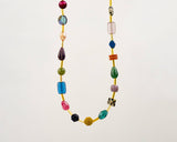 Jewel Tone Beaded Necklace