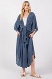 Smocked Waist Flowy Skirt - VNS16762