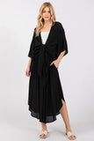 Smocked Waist Flowy Skirt - VNS16762