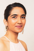 Ohana Gold Dangle Earrings | 18k Gold Plating