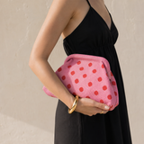 Simon polka-dot pouch: ROSE