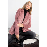 Stripe Plush Coat