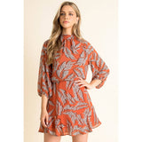 Geo Print Dress