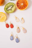Sarotte Teardrop Earrings | Semi-Precious | 18k Gold Plating