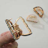 Rosalie Core Classic Half Moon Metal Claw Clip - Small