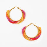 Swirl Hoop Earrings