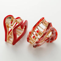 Juliette | VDay Heart Metal Claw Clip