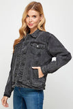COTTON DENIM JEAN JACKET