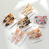 Elodie | Pointed Cat Face Barrette Hair Clip (Set of 2)