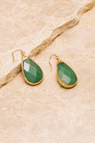Sarotte Teardrop Earrings | Semi-Precious | 18k Gold Plating