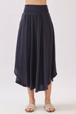 Smocked Waist Flowy Skirt - VNS16762