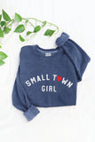 SMALL TOWN GIRL Mineral Graphic Sweatshirt