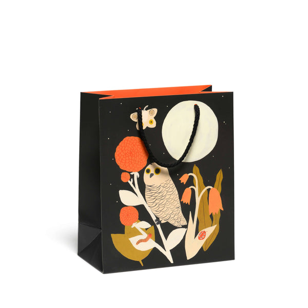 Owl and Moth medium gift bag: Medium