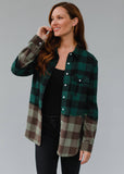 Green & Black Plaid Flannel
