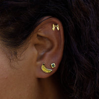 Banana Enamel Stud Earrings