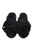 C.C Faux Suede Bow Slippers