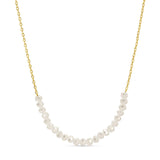 Delicate Crystal Accented Necklace