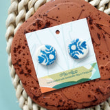 Whig Rose Stud Post Earrings - Wholesale
