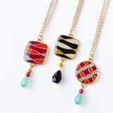 Mid-Century  Style Pendant Necklace