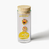 Frida Earrings - Gold Artsy Studs - Museum Gift Shop