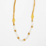 Stone & Leather Necklace