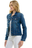 COTTON DENIM JEAN JACKET