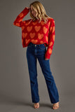 Red & Orange Heart Sweater