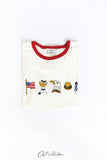 PATRIOTIC ROW Ringer Graphic Top