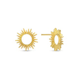 Open Sun Studs On Velvet Gift Tag