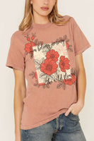 YOU BELONG AMONG THE WILD FLOWER MINERAL GRAPHIC TEE
