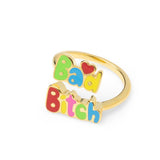 Bad B*tch Adjustable Ring - 18k Gold Gilt Jewelry