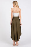 Smocked Waist Flowy Skirt - VNS16762