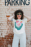 Sow the seeds | ivory comfort colors boxy crop tee